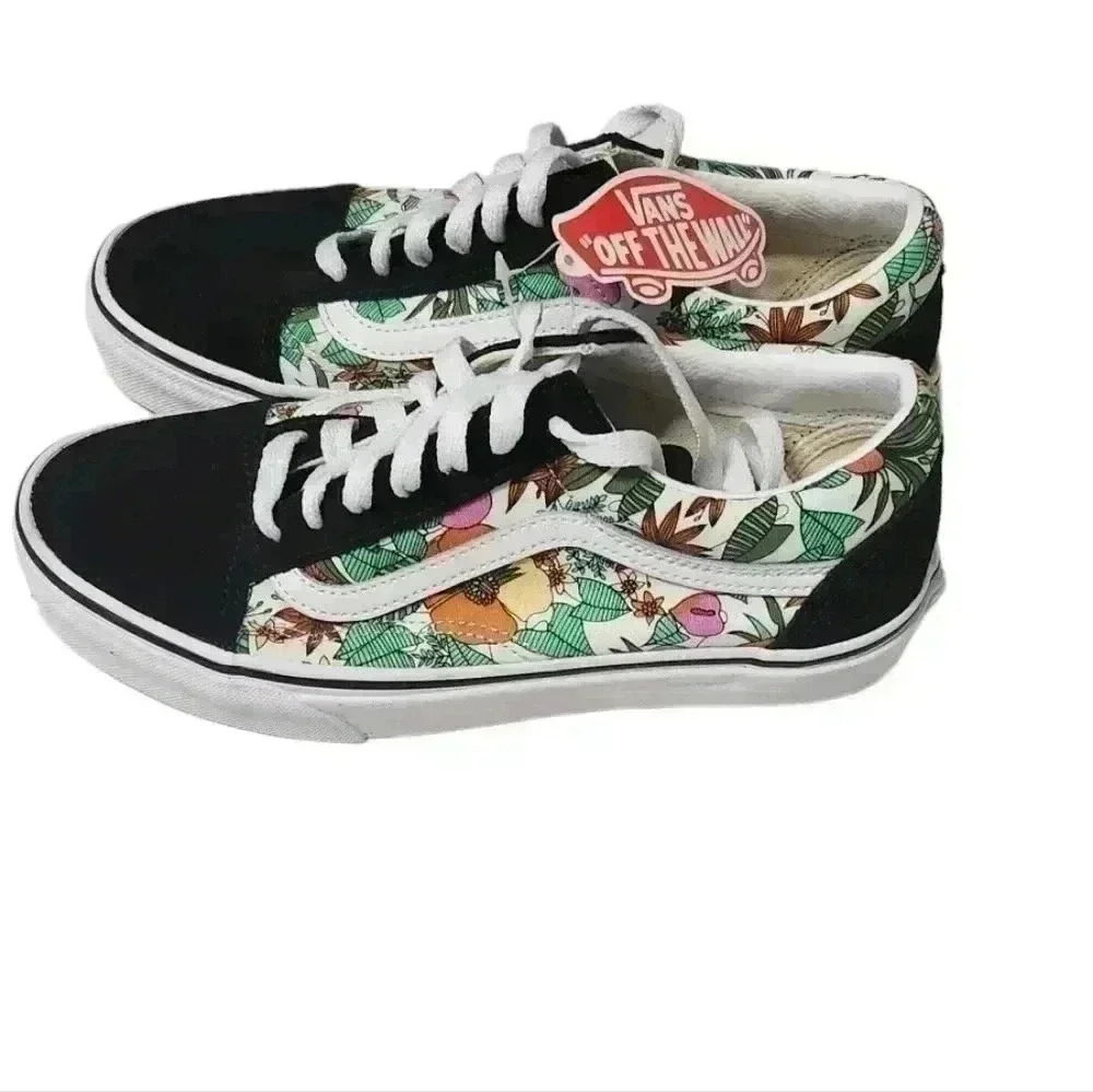 NWT Vans Old Skool Womens Sneakers Floral New Women 7.5 Men's 6
